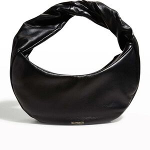 REE PROJECTS Wyn Mini Leather Top-Handle Bag - Black